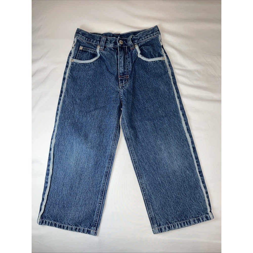 US Polo Assn Jeans Boys 4T Blue Denim Baggy‎ Skate Y2K Vintage RARE